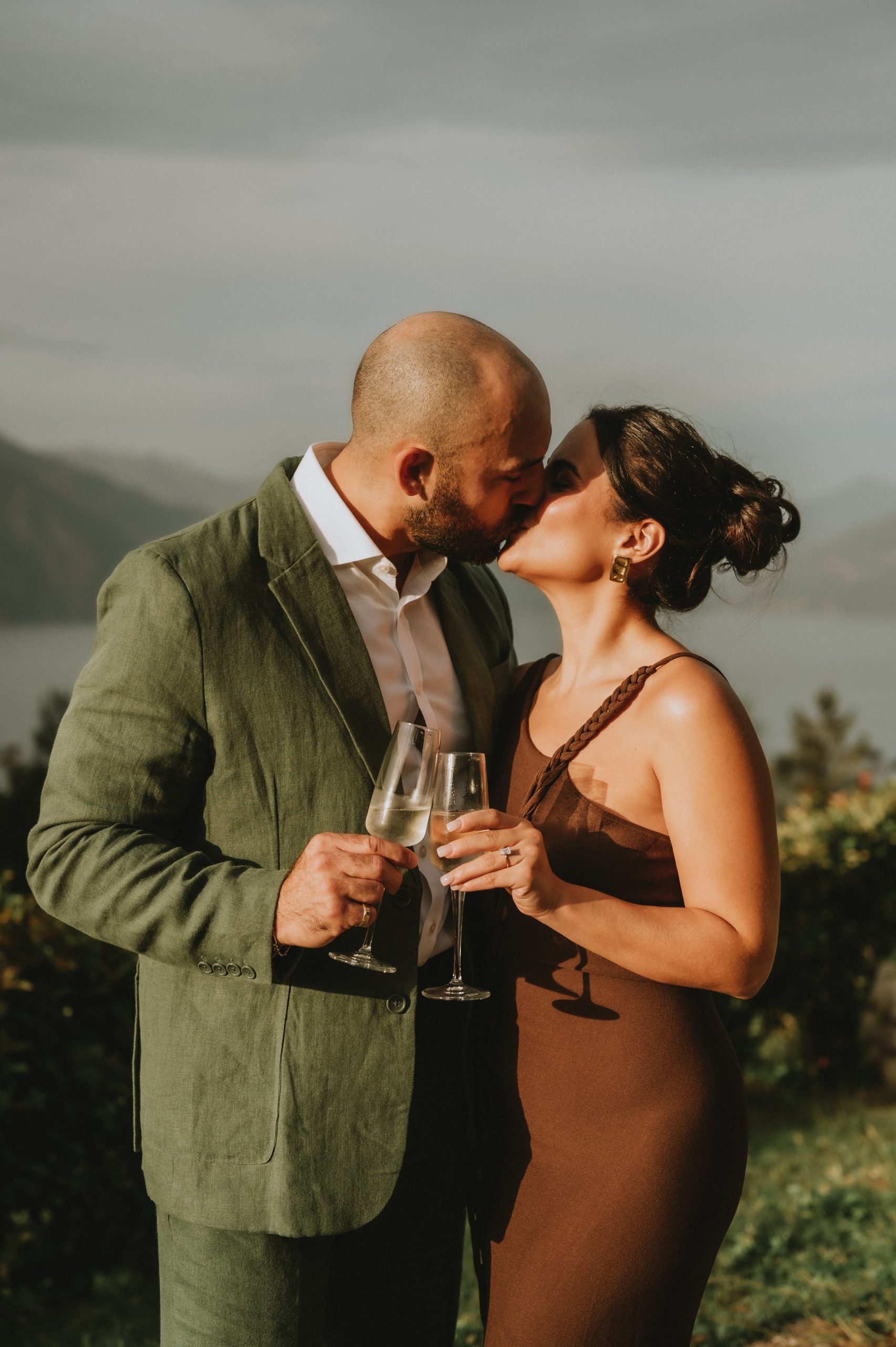 Lake Como proposal photoshoot