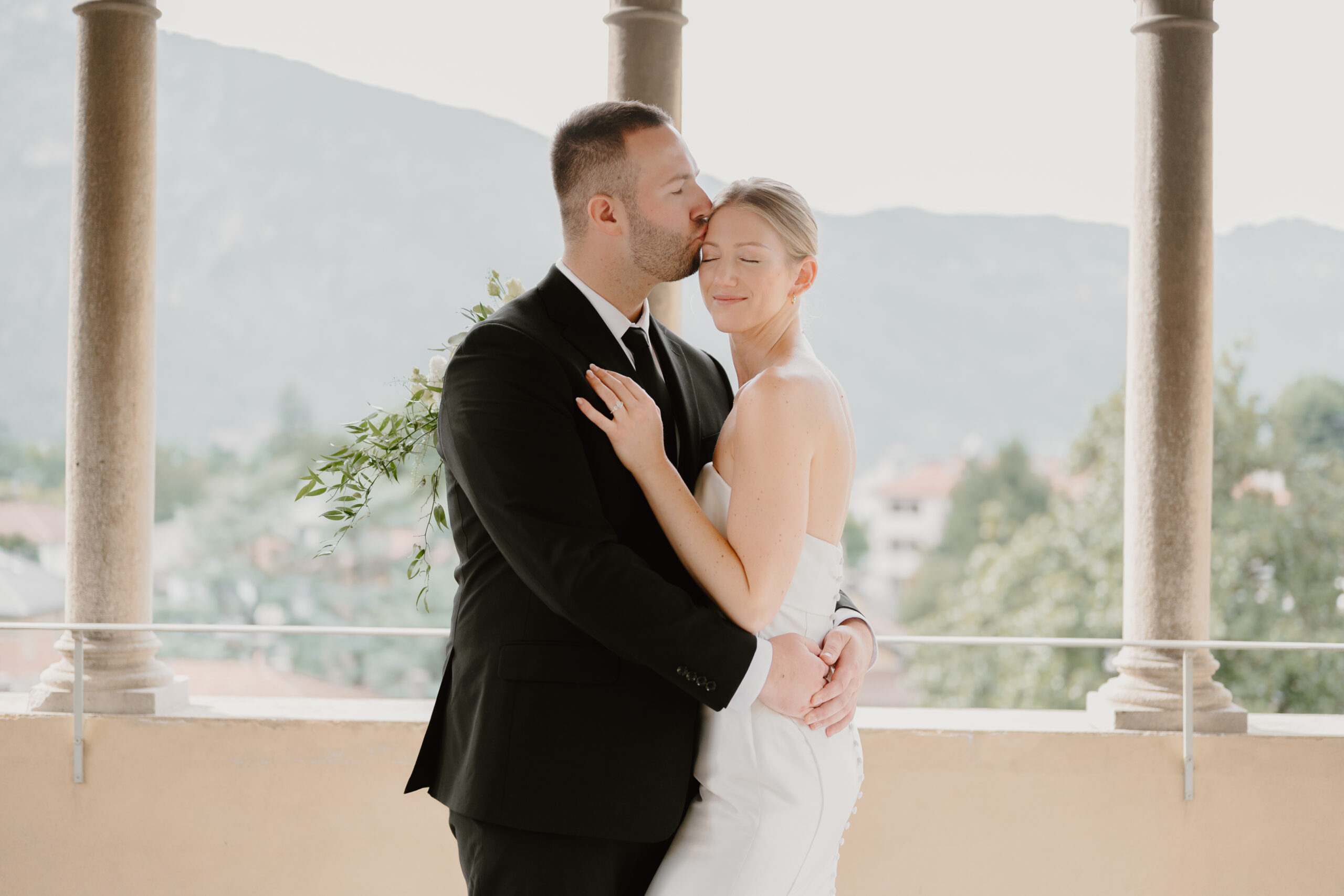 matrimonio intimo sul lago di como