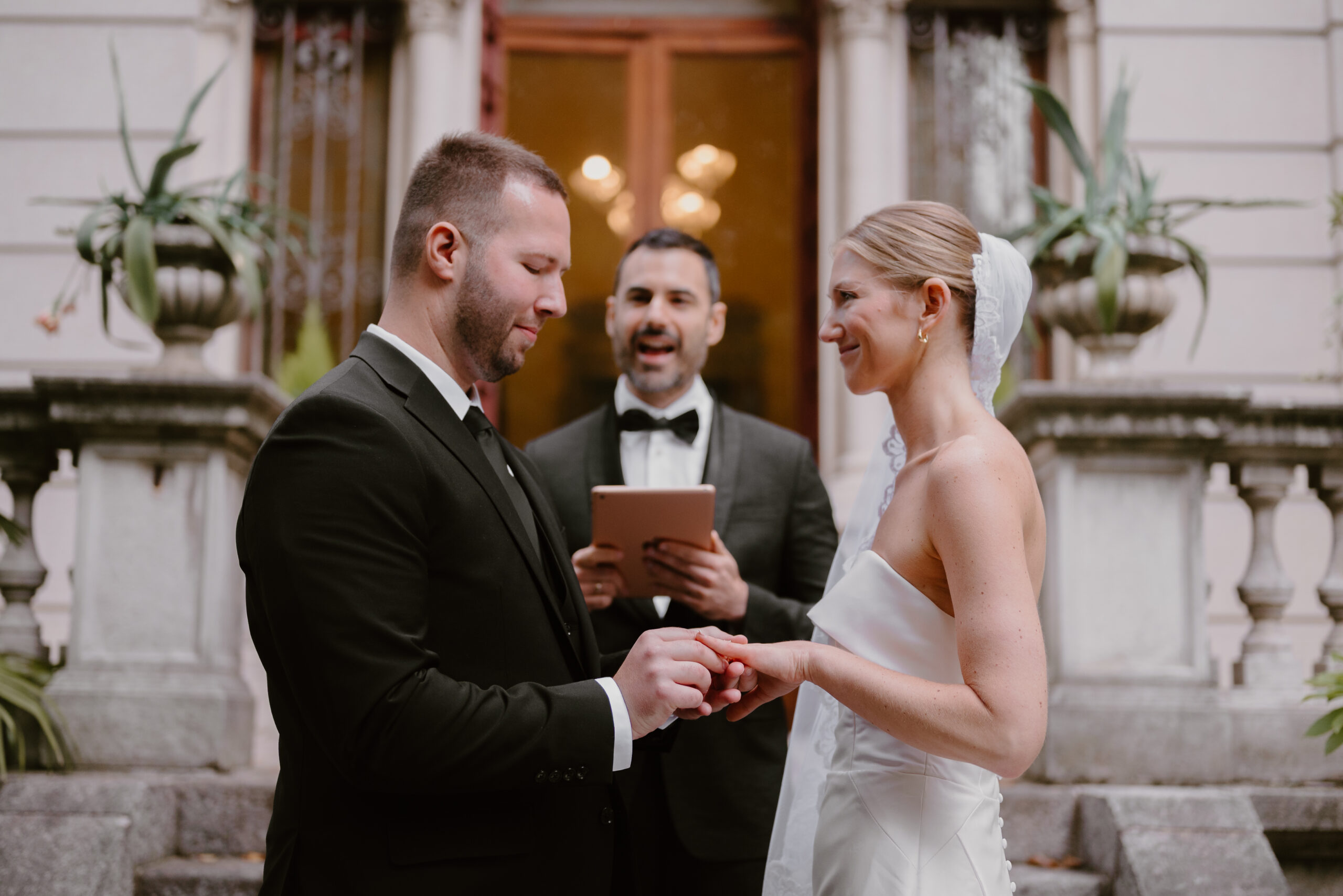 intimate wedding on Lake Como