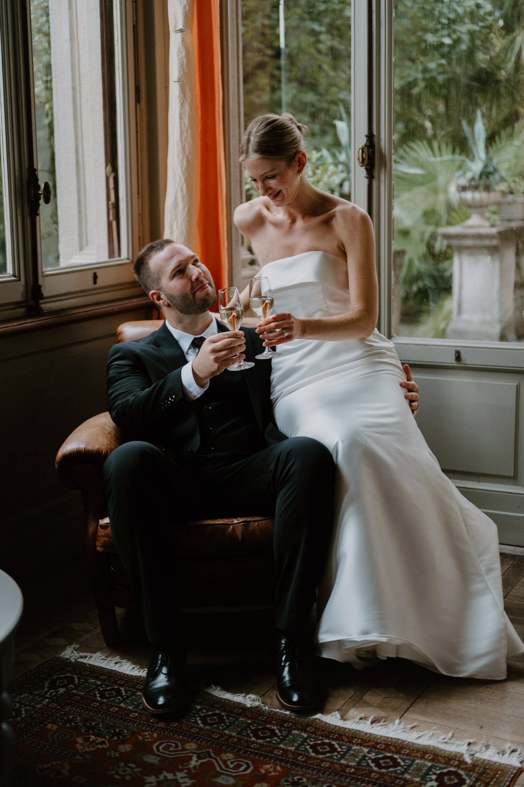 intimate wedding on Lake Como