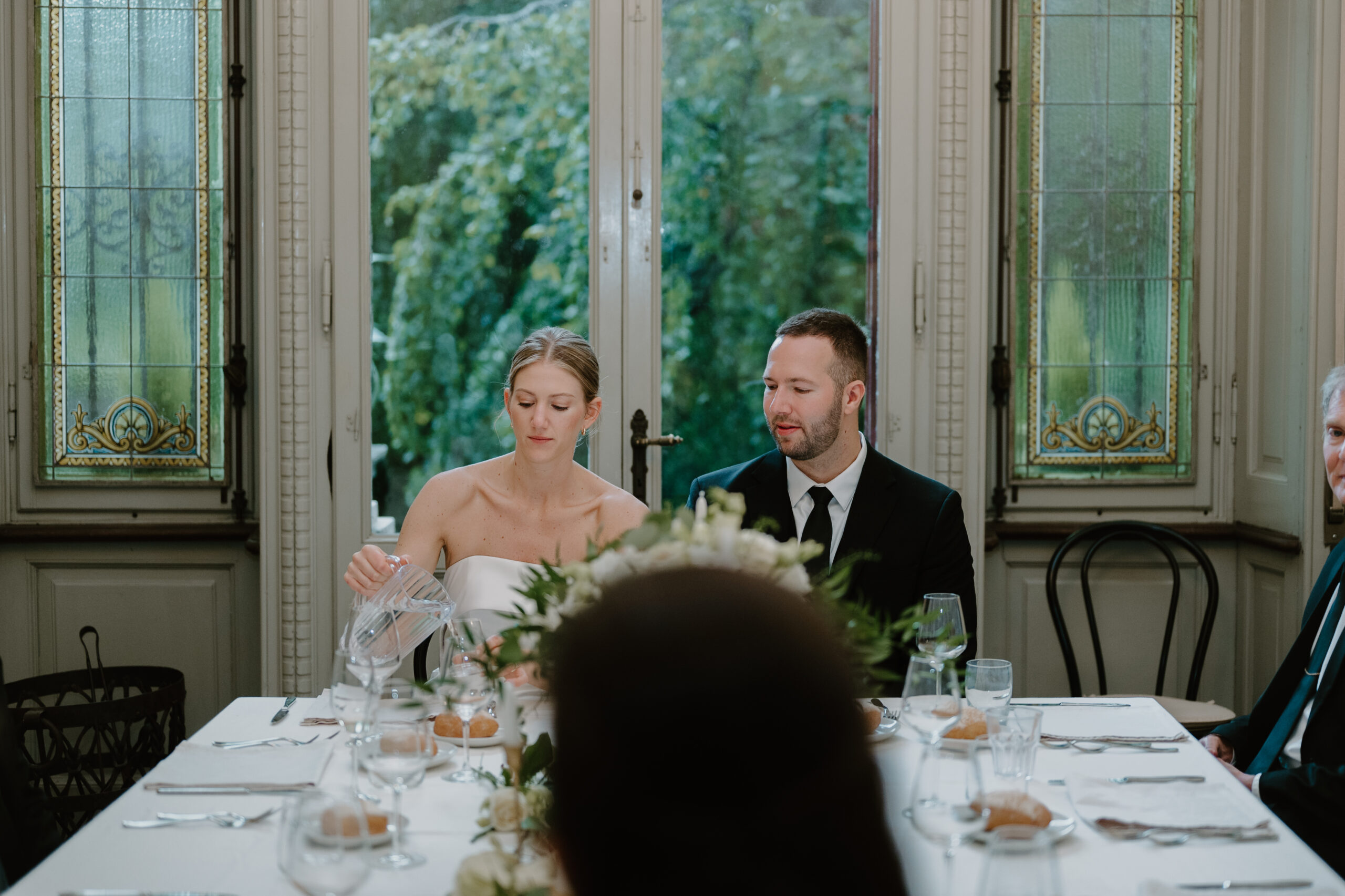 intimate wedding on Lake Como