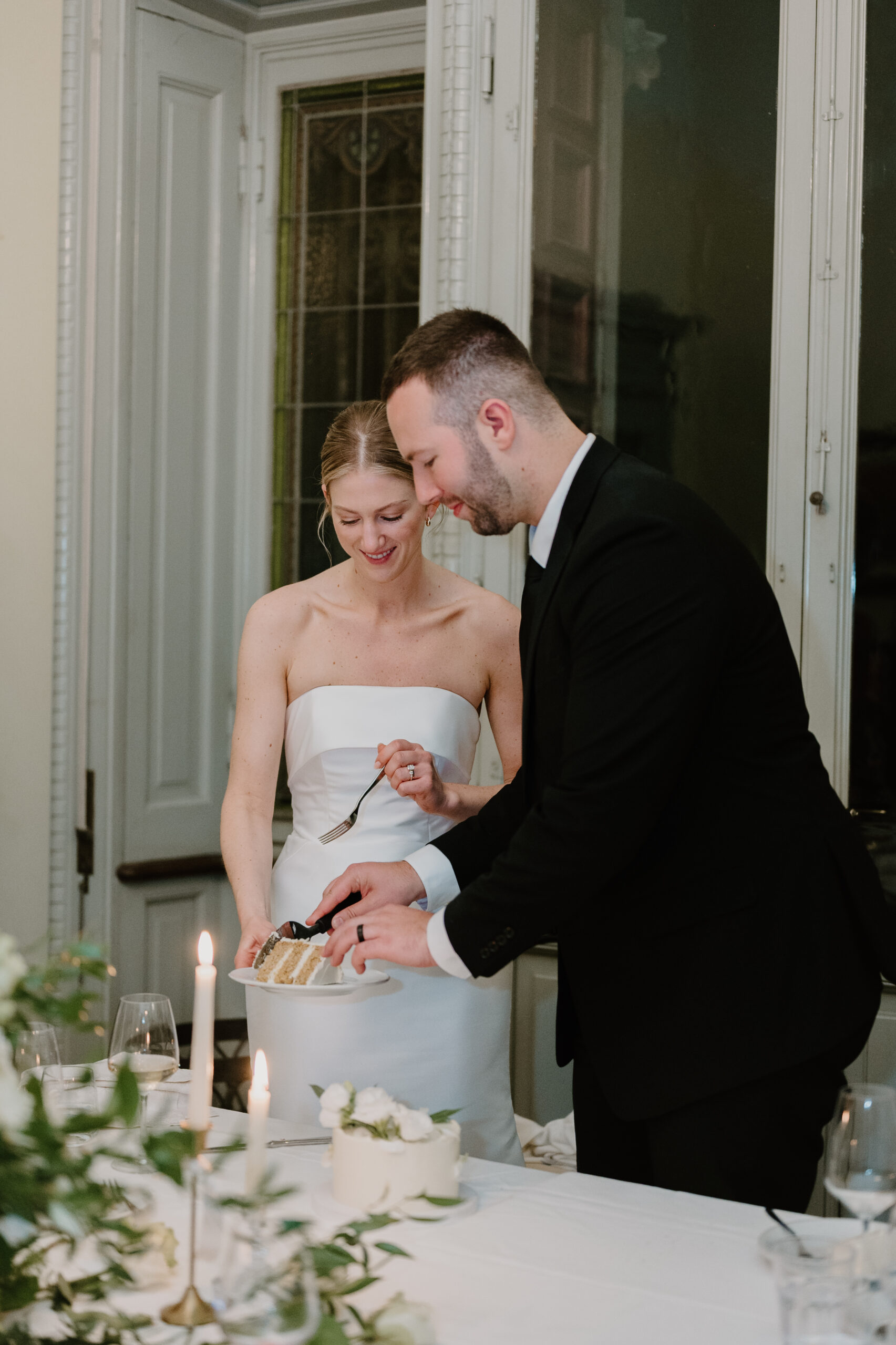 intimate wedding on Lake Como